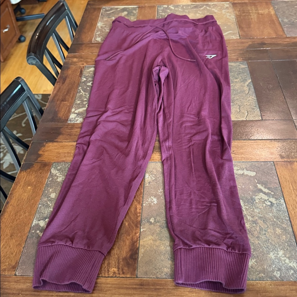 Gymshark Maroon Jogger Pants